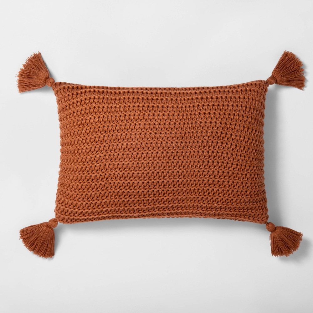 SOLD Hearth & Hand Chunky Knit Throw Pillow